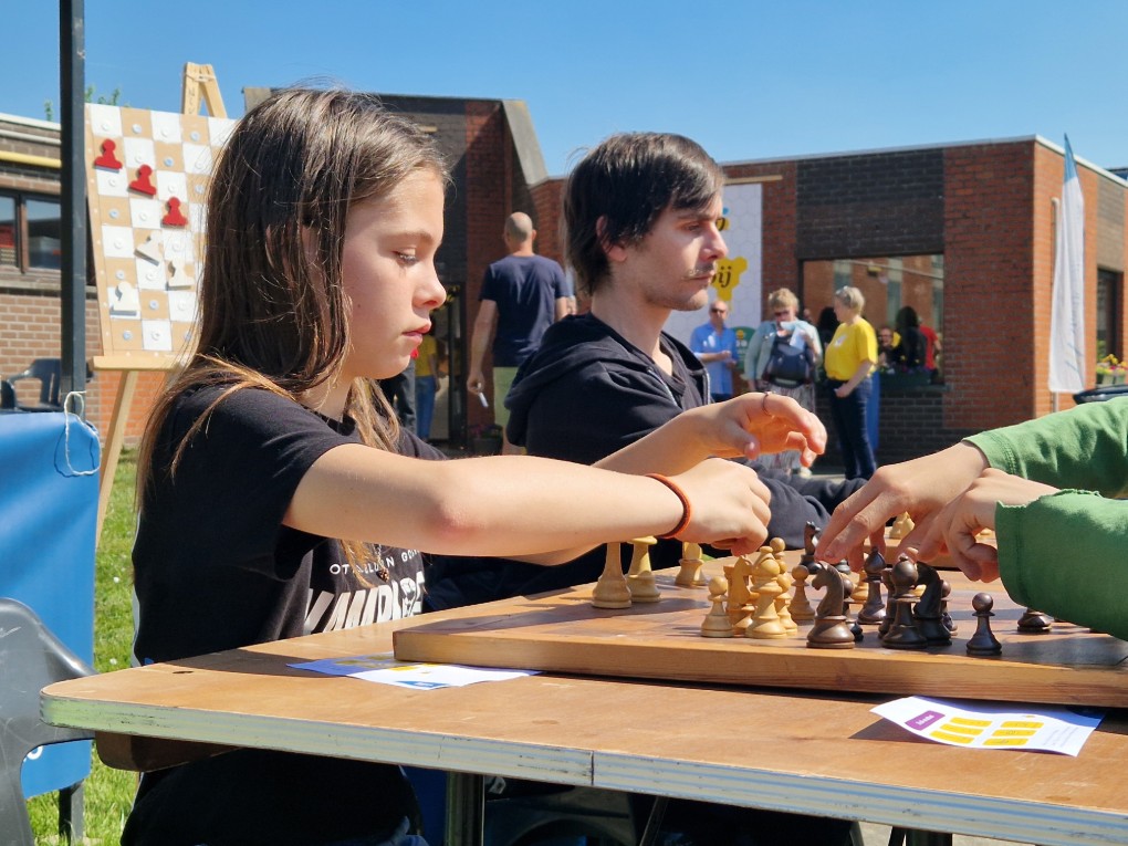 Sfeerbeeld tijdens schaken 