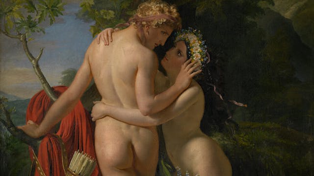 François-Joseph Navez, 'De nimf Salmacis en Hermaphroditus', 1829, MSK Gent
