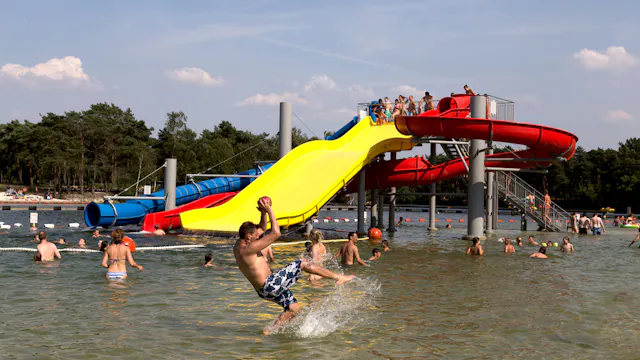 Zwemmen en zonnen aan het Zilvermeer