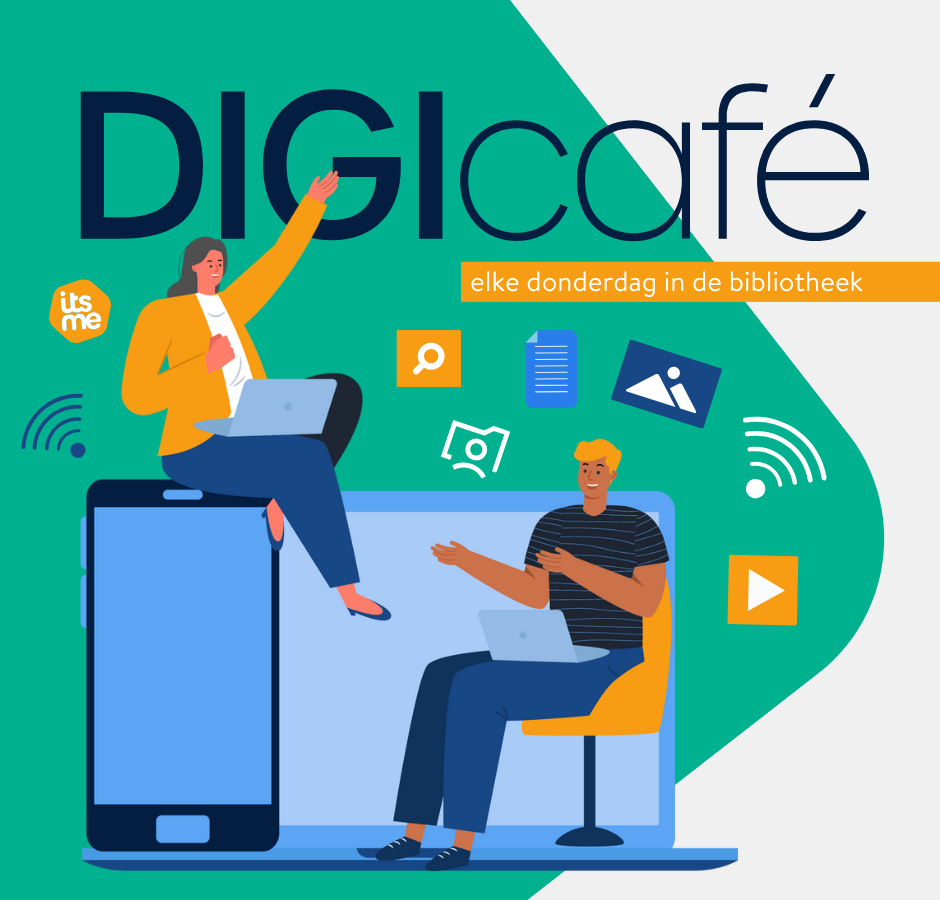 Digicafé - elke donderdag in de bibliotheek