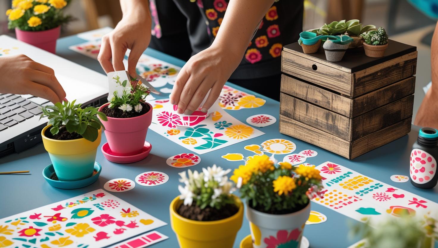 Workshop Stickers en Sjablonen