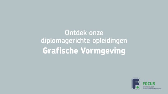 Grafische Vormgeving - CVO Focus