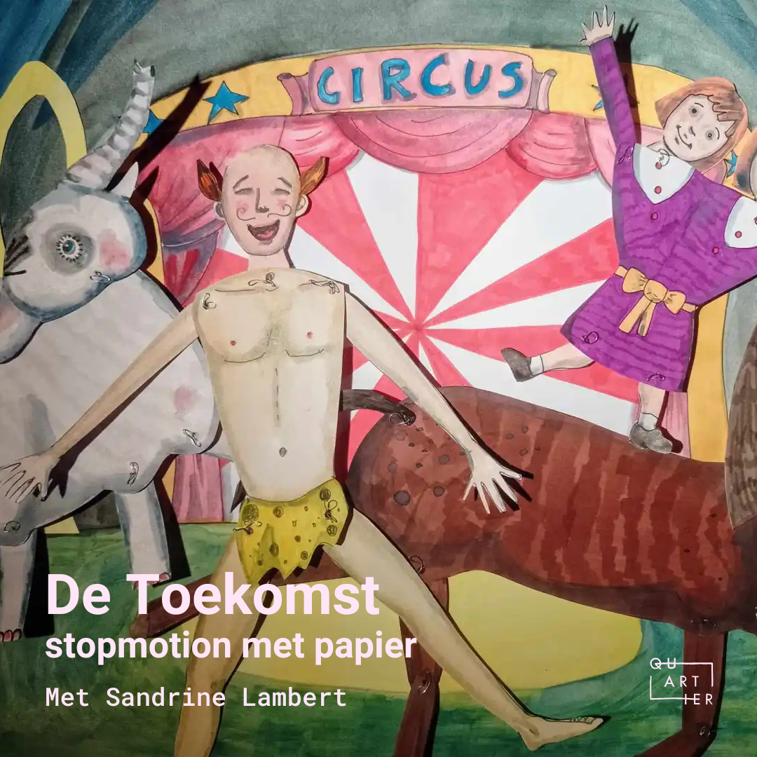 Wou je altijd al eens een eigen tekenfilm maken? Tijdens deze workshop krijg je de kans om je eigen toekomstvisie in (bewegend) beeld om te zetten.