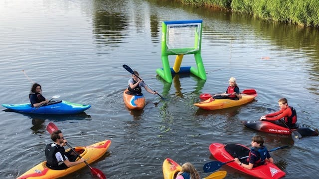 Jeugdtraning op de vaart te Leuven