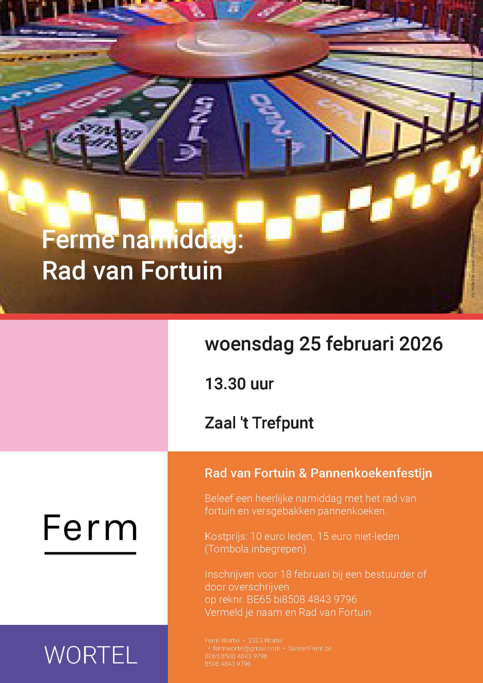 Ferm Wortel namiddag rad van fortuin