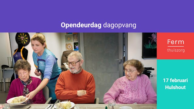 Mantelzorgvorming en opendeur dagopvang