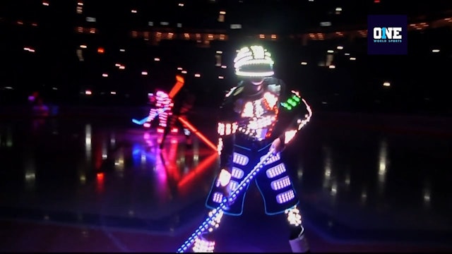 Glow in the dark hockey