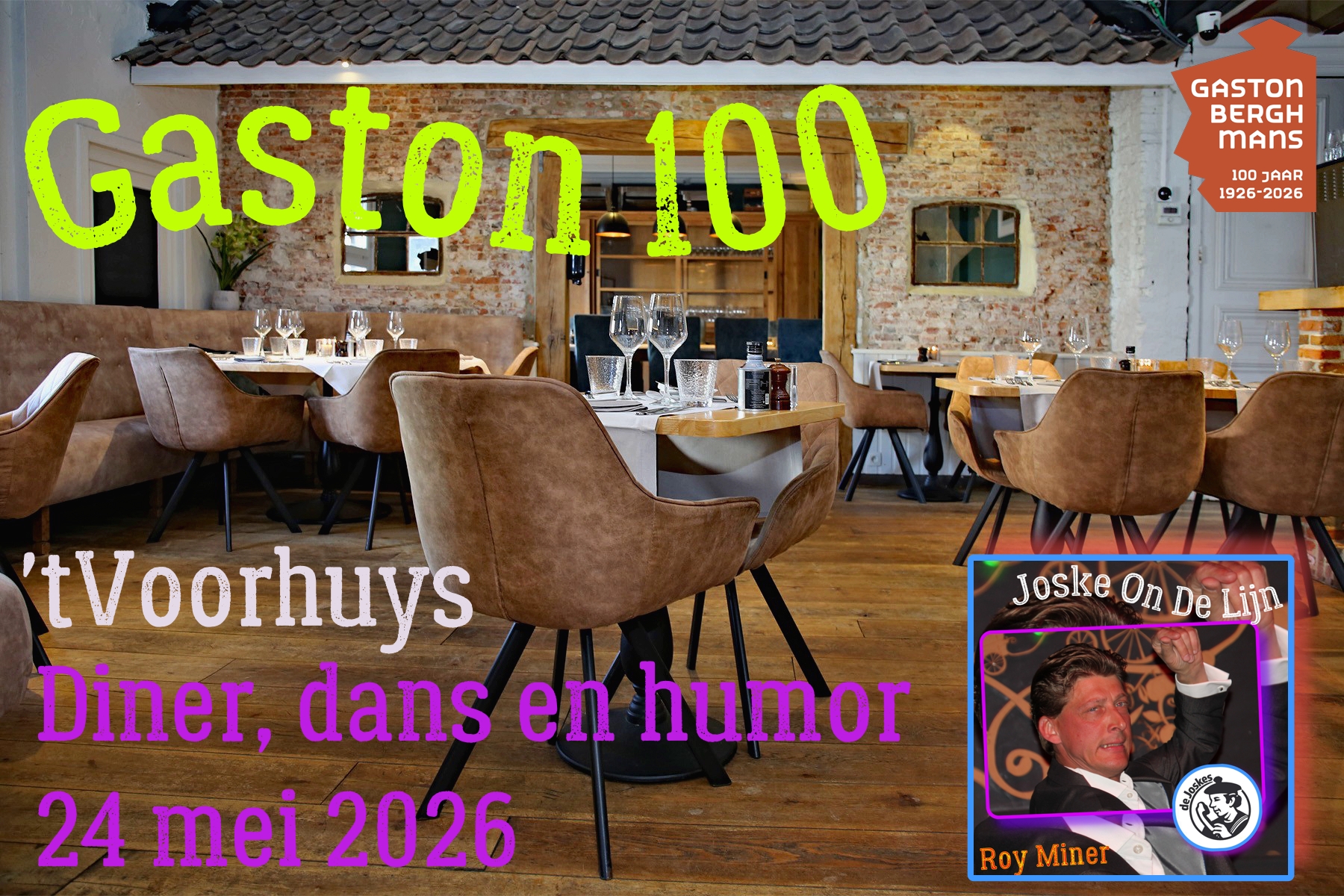Gaston 100 - Diner en Dans