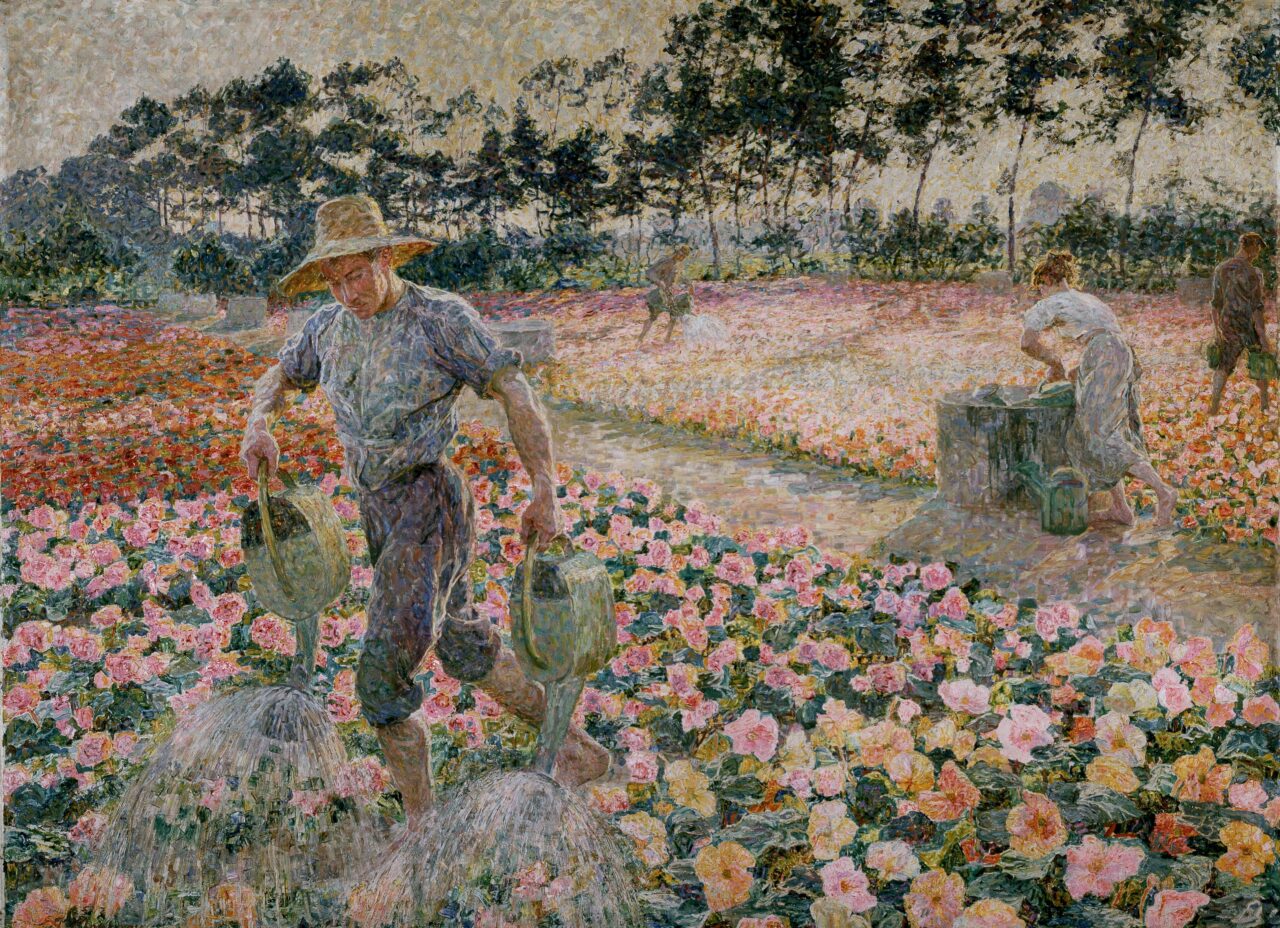 Jenny Montigny, 'De begonia's (De tuinier)', 1913