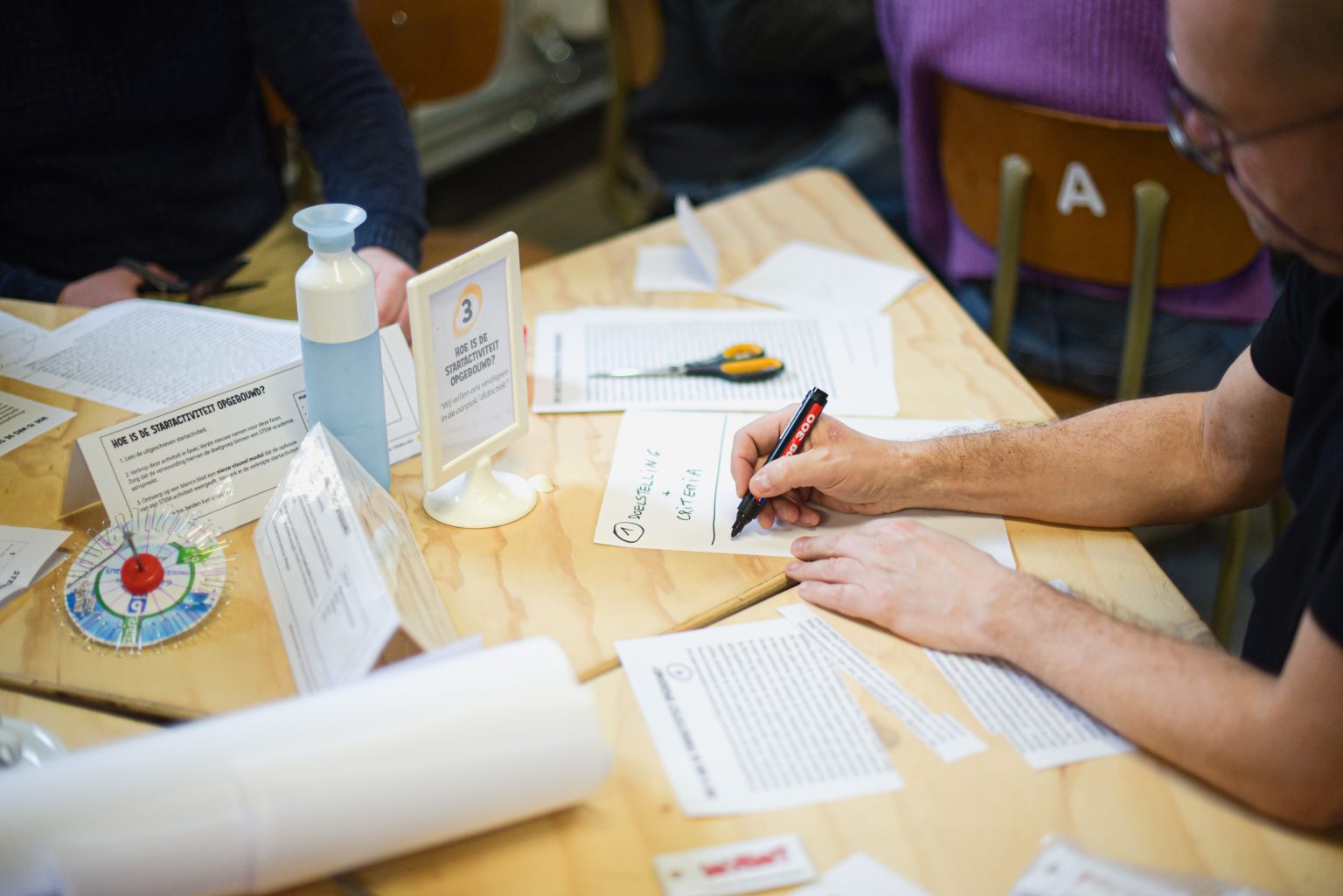 Ontwerpsessie training STEM in de vrije tijd