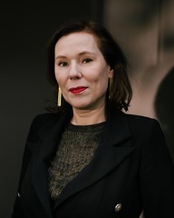 Annelies Verbeke leest voor op het water