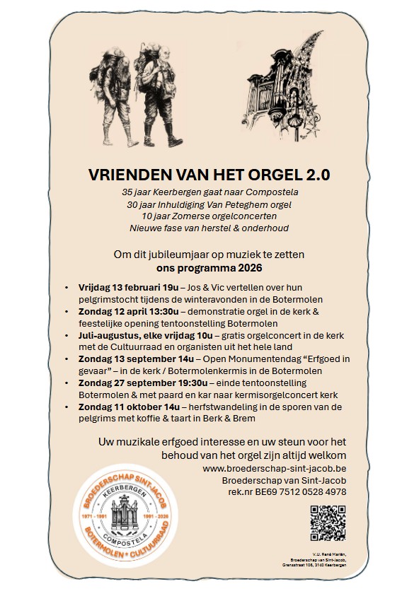 Jubileumjaar 'Keerbergen gaat naar Compostela'