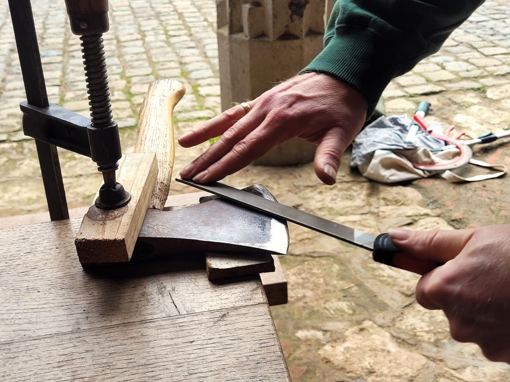 Slijp-Doe voor tuin- en bosgereedschap