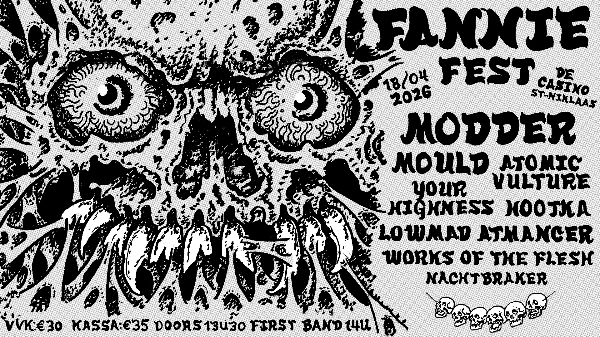 Poster fanniefest indoor festival 