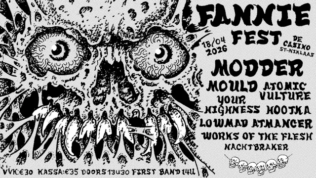 Poster fanniefest indoor festival