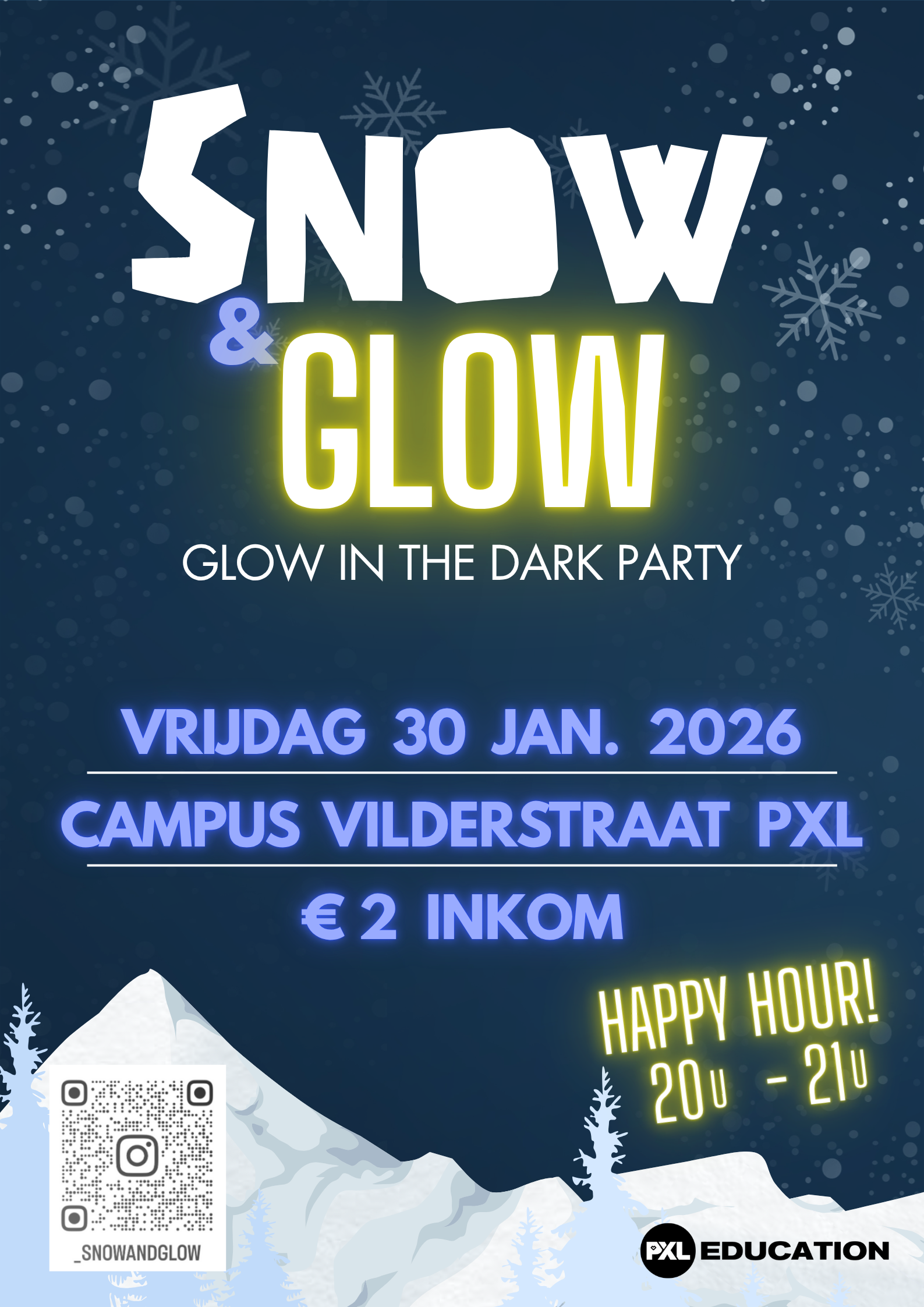 Glow in the dark party