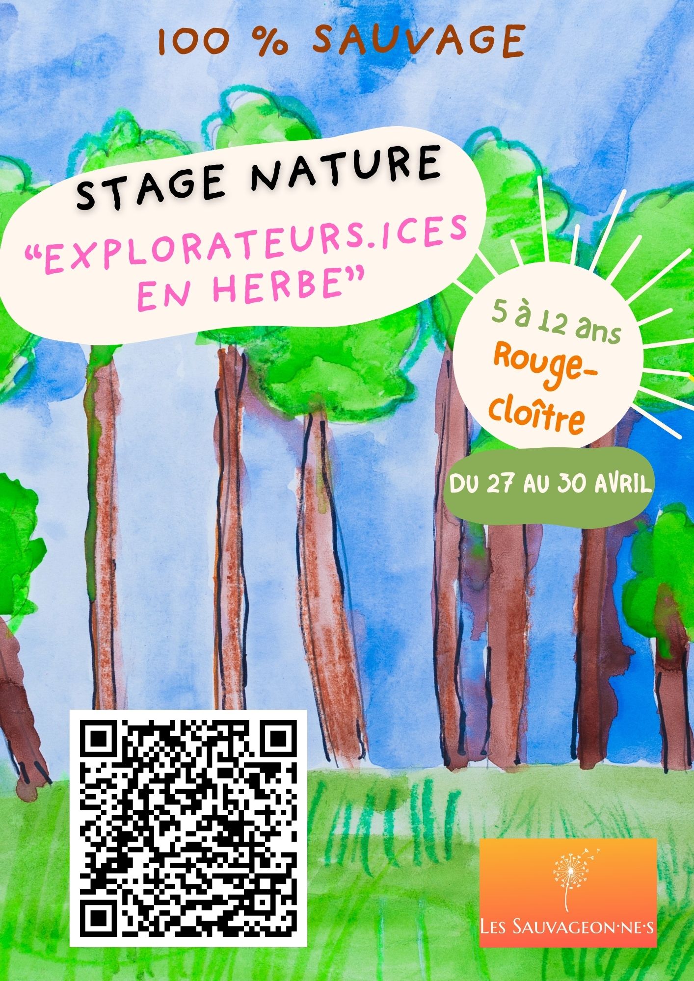 Stage “100% sauvage” : Explorateur·ices en herbe