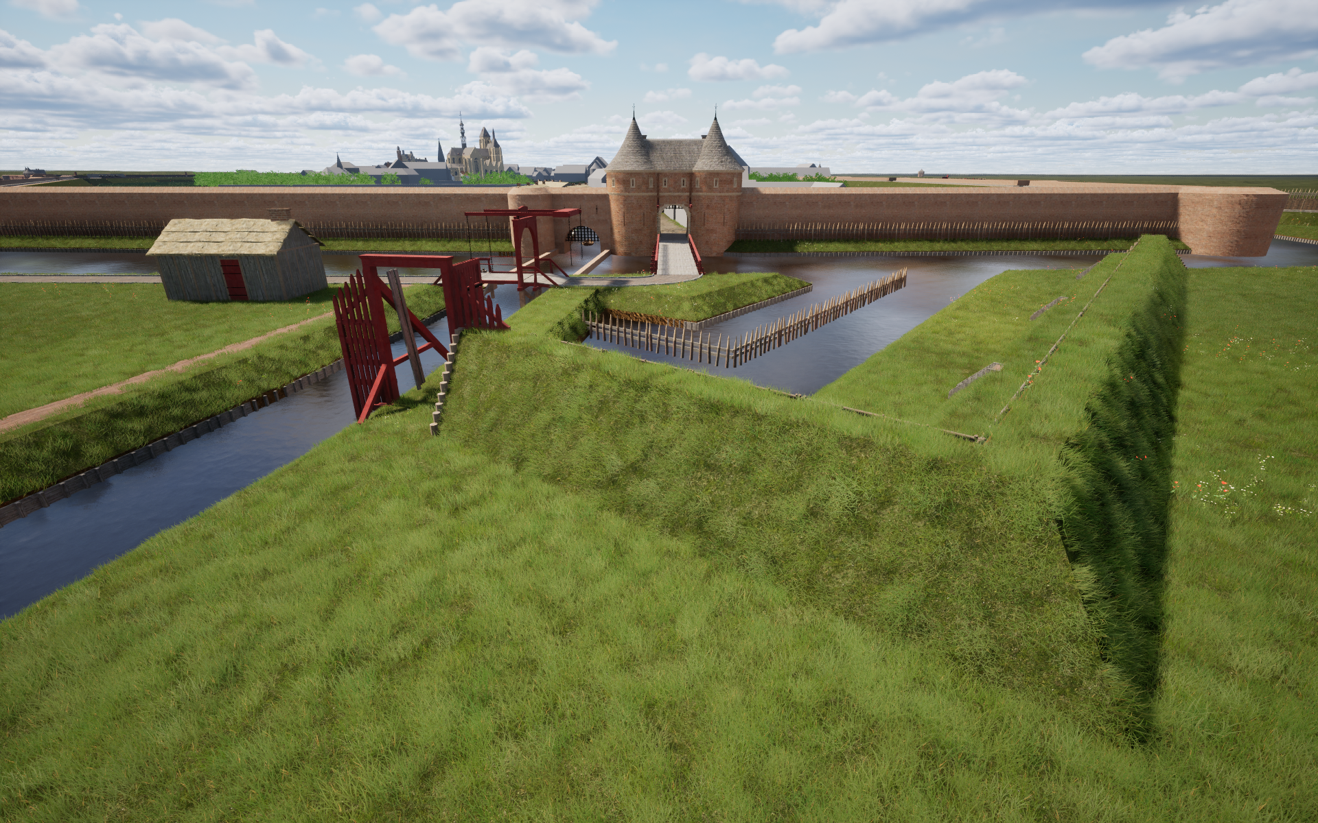 vestingstad Zoutleeuw anno 1703 - Diesterpoort