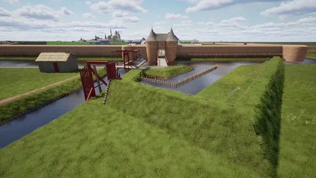 vestingstad Zoutleeuw anno 1703 - Diesterpoort