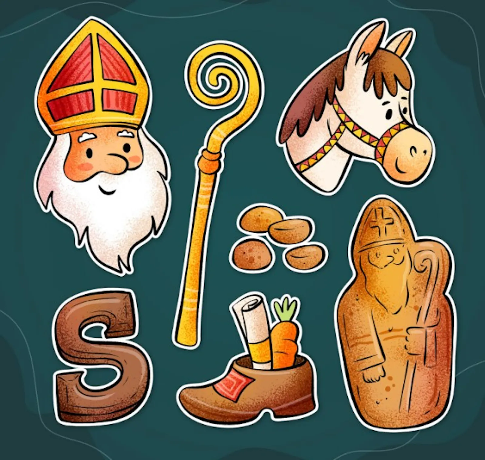 Bezoek van Sinterklaas en de pieten ( wintermarkt )