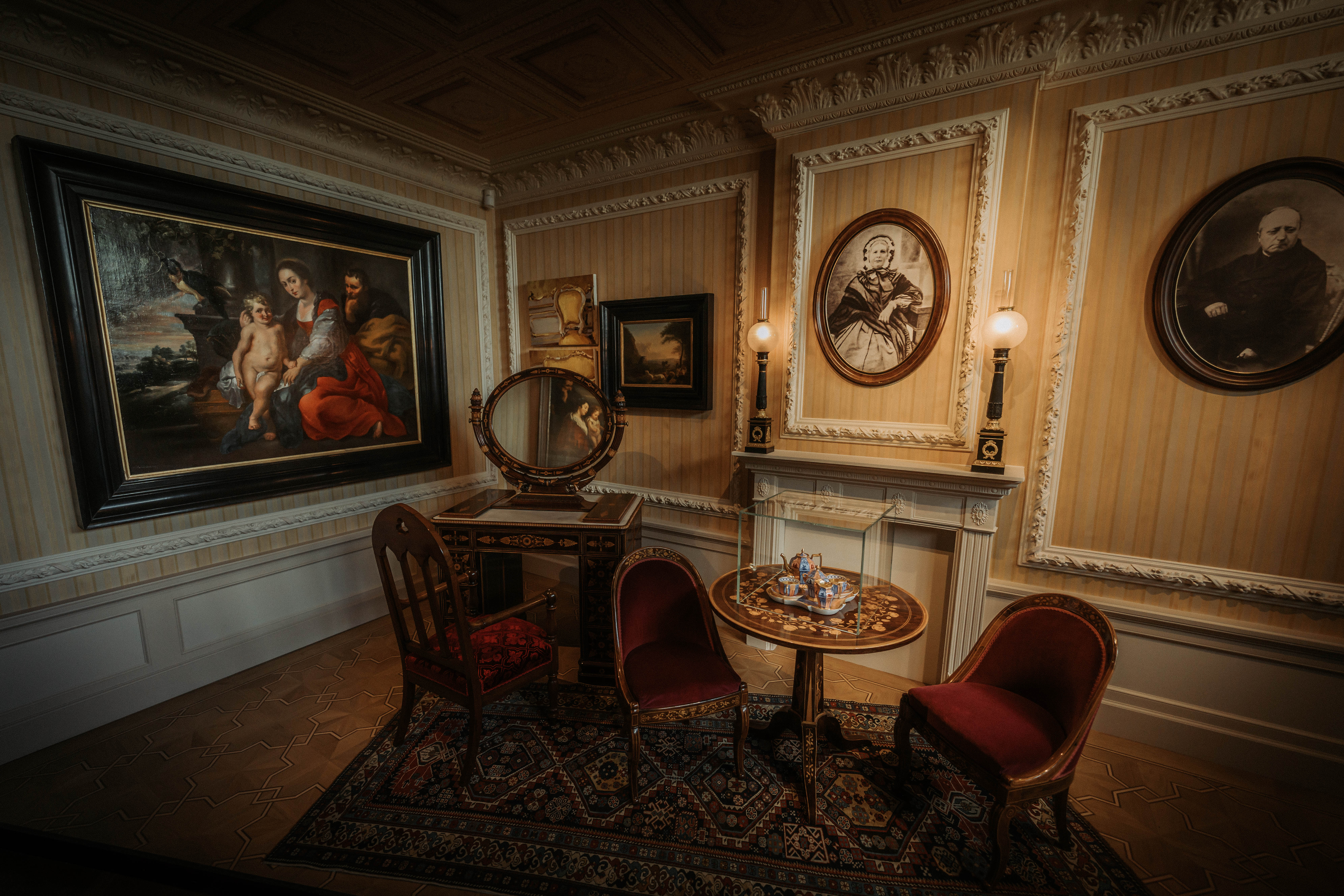 Salon Giuseppe en Costanza / Kasteel van Gaasbeek