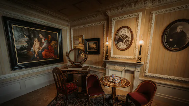 Salon Giuseppe en Costanza / Kasteel van Gaasbeek