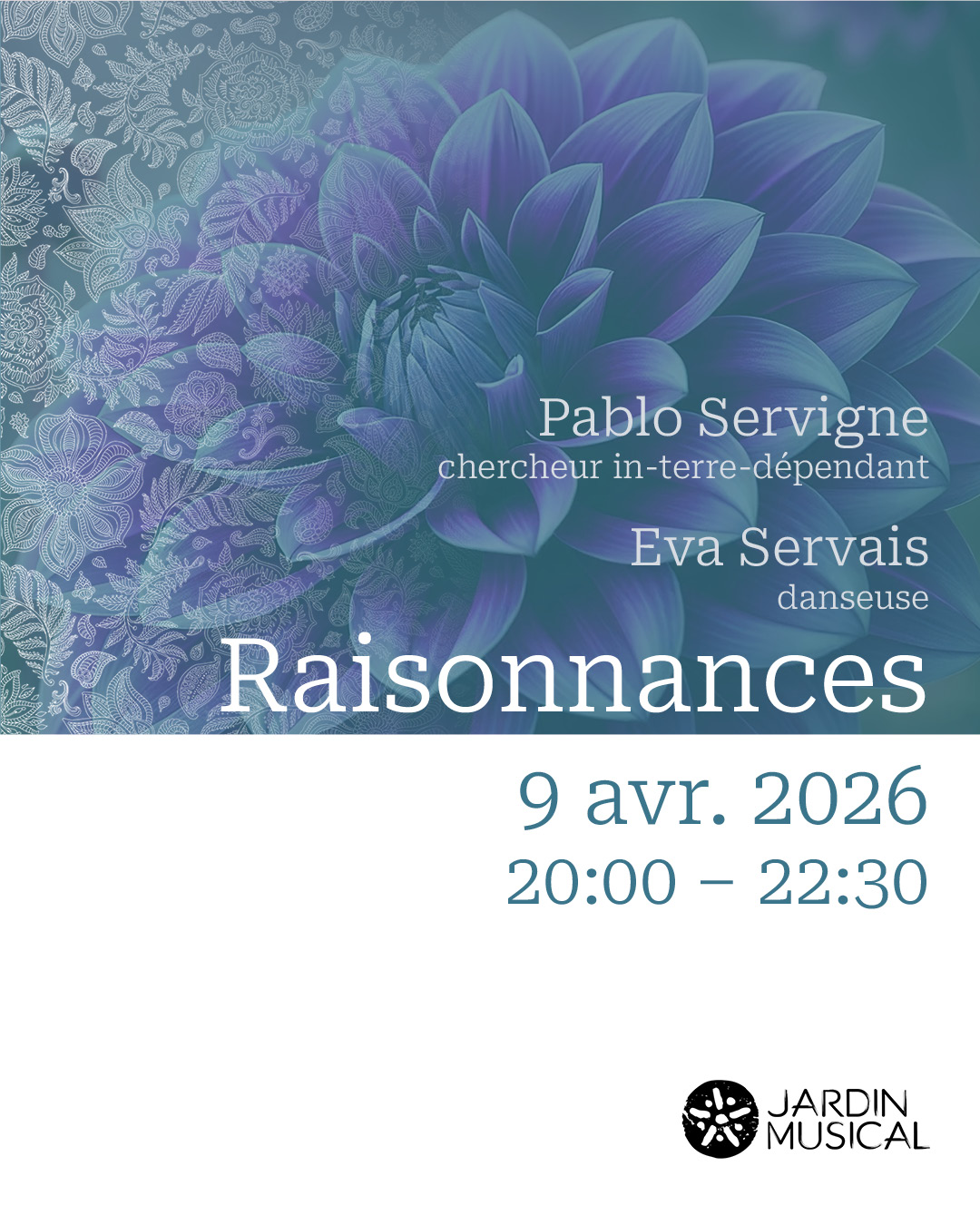 Raisonnances - Pablo Servigne, Eva Servais - Au service de l'intuition