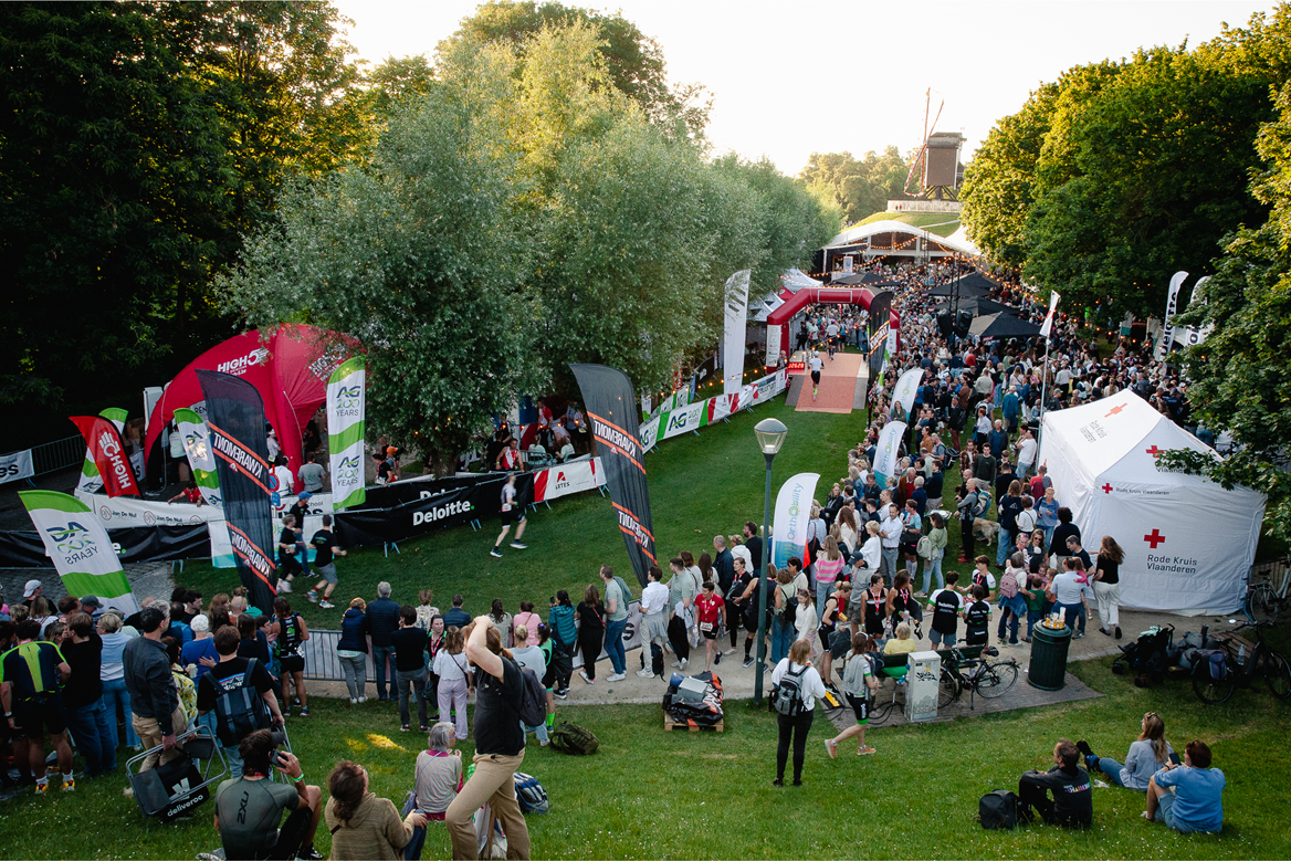 Triatlon Brugge Finish