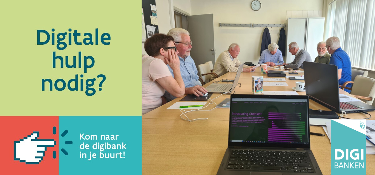 Digihulp Nazareth-De Pinte in bibliotheek Nazareth