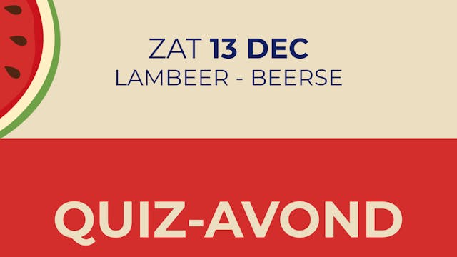 quiz avond visual