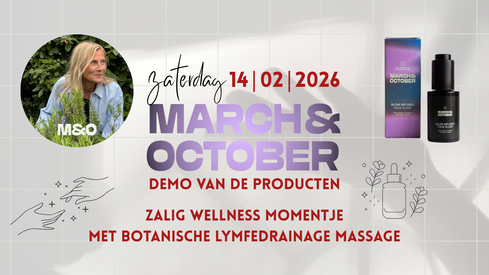 MARCH & OCTOBER demo & wellness momentje