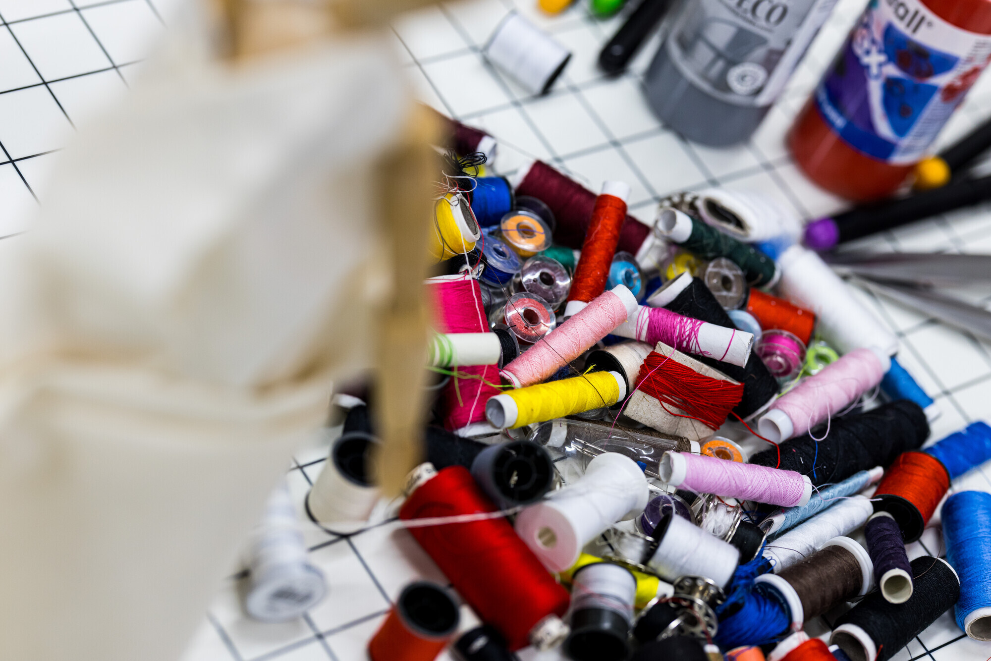 Naaigaren in alle kleuren