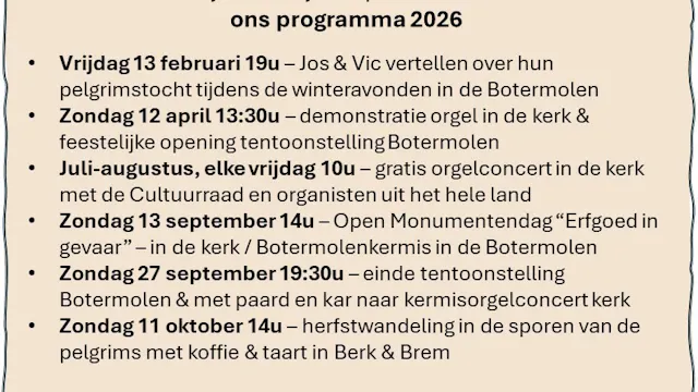 Affiche Jubileum Pelgrimstocht & Van Peteghem orgel