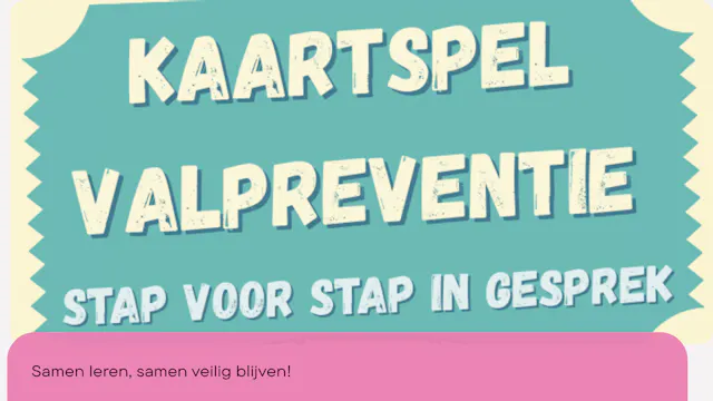 Stap voor stap in gesprek