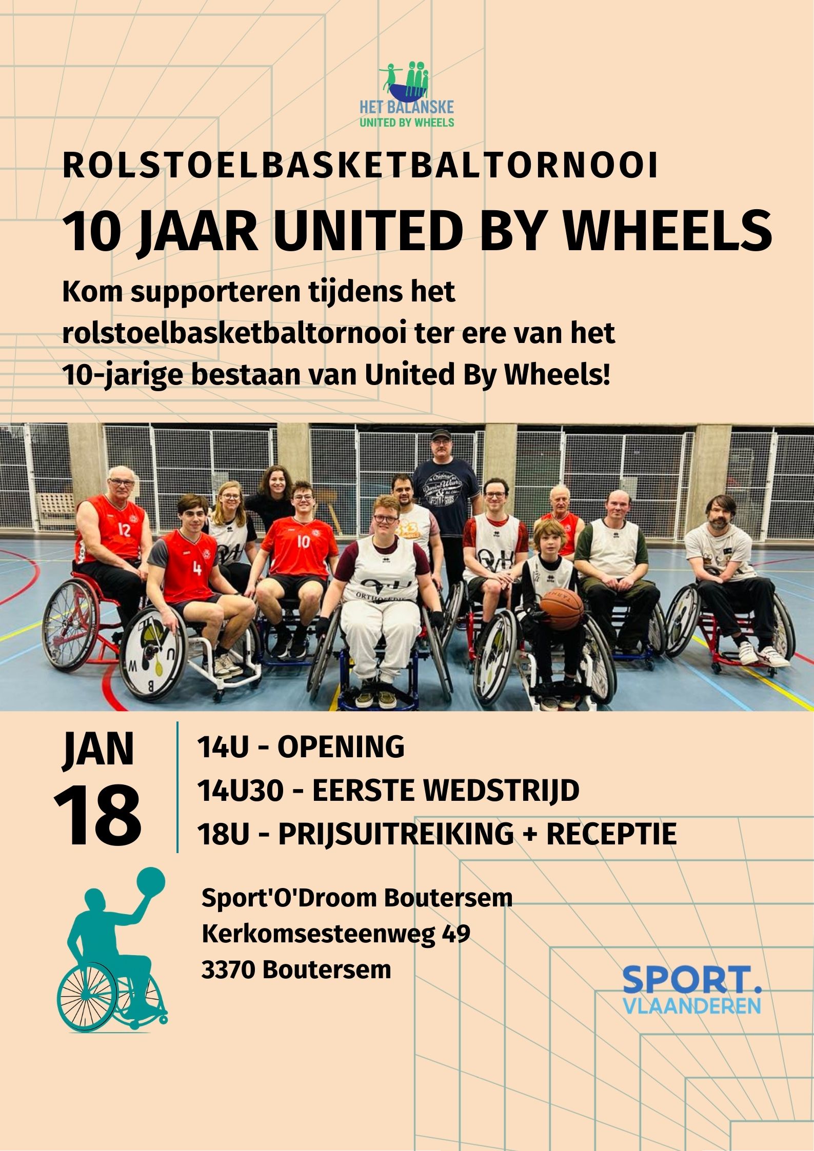 Rolstoelbaskettornooi United by Wheels