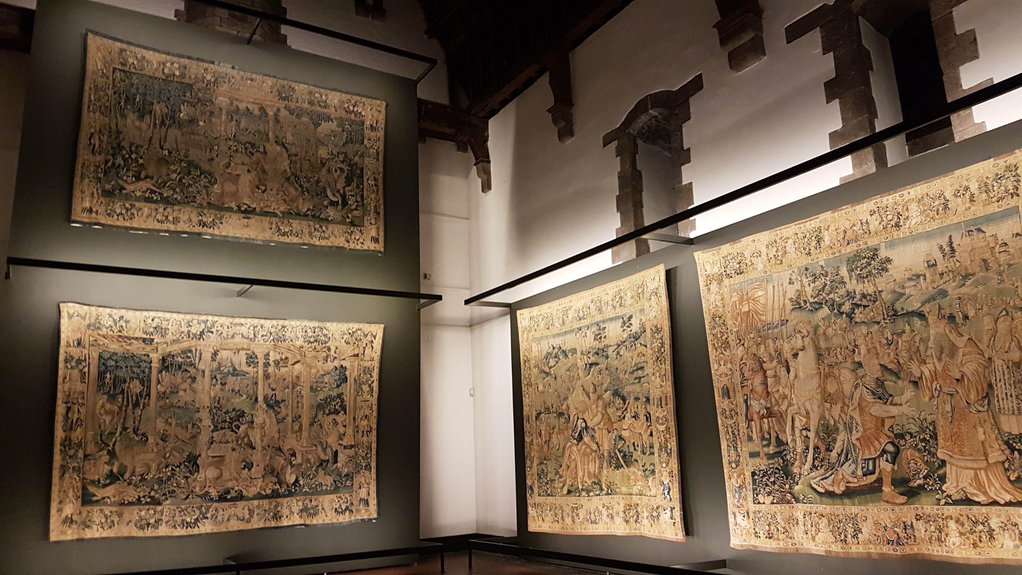 Bovenlakenhalle in het museum