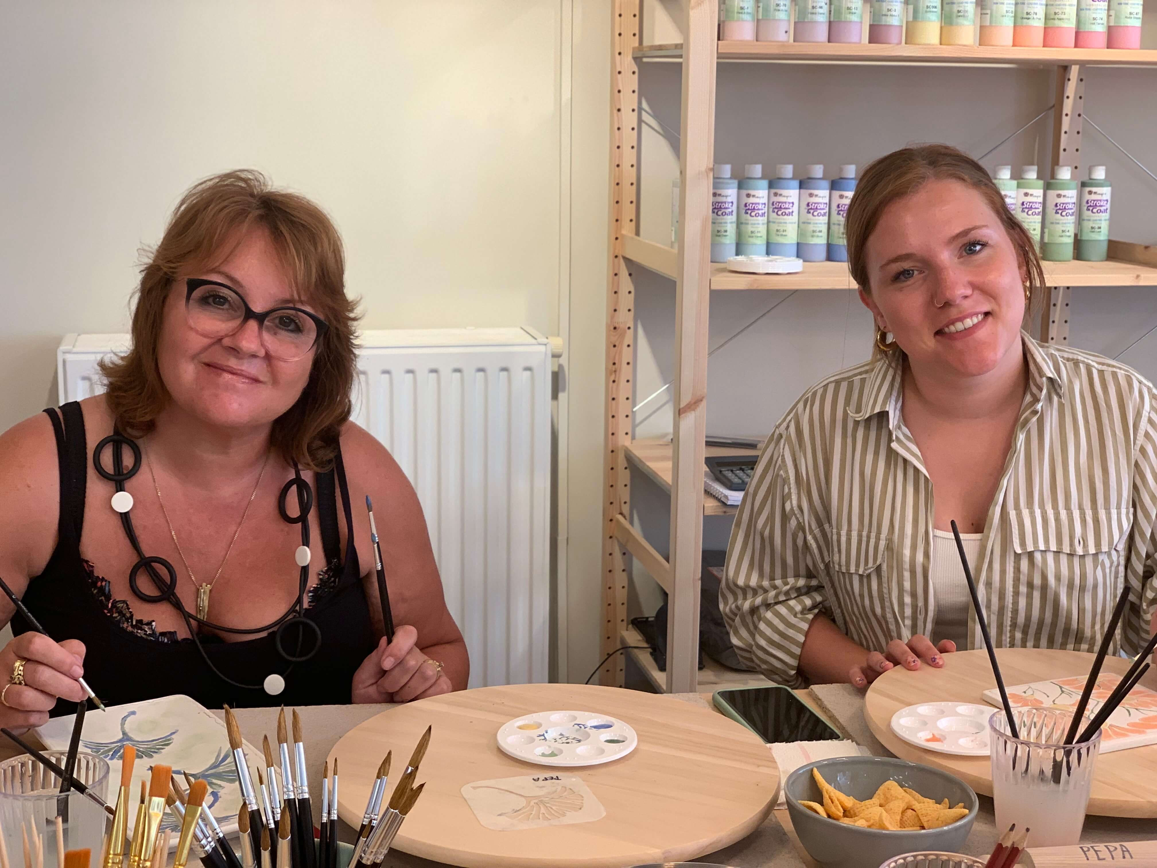 Fun at Pepa Ceramics