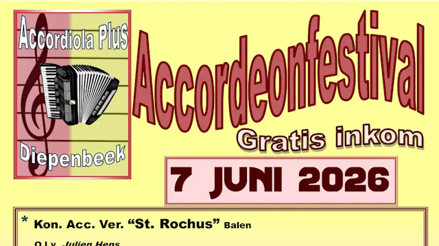 Muziekfestival 7 juni 2026