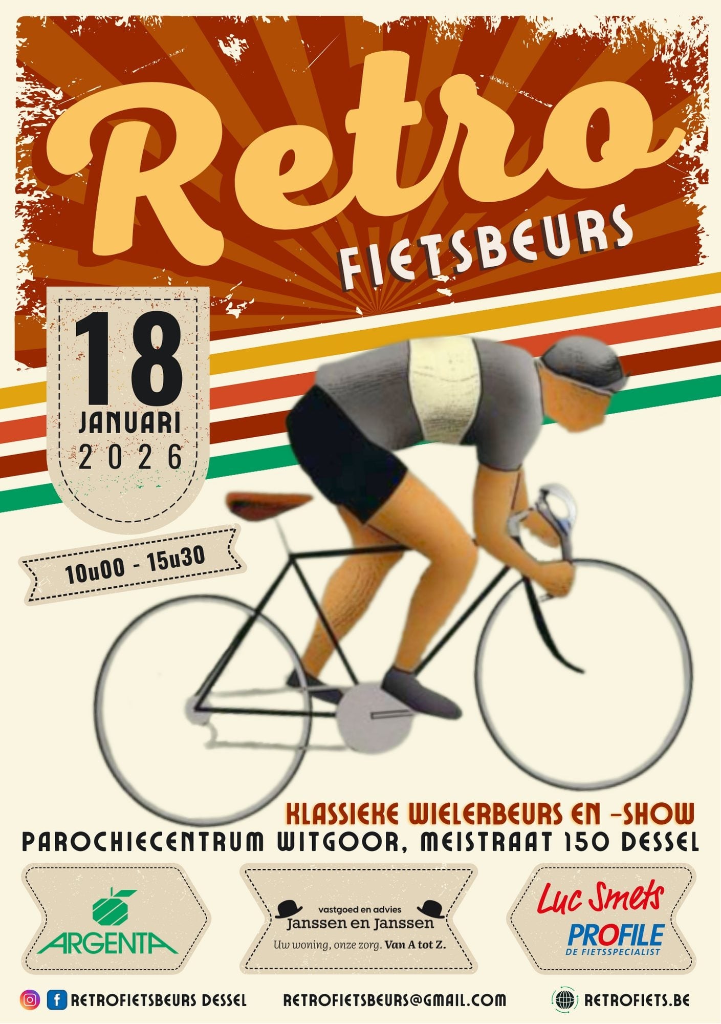 Flyer 13e Retrofietsbeurs Dessel