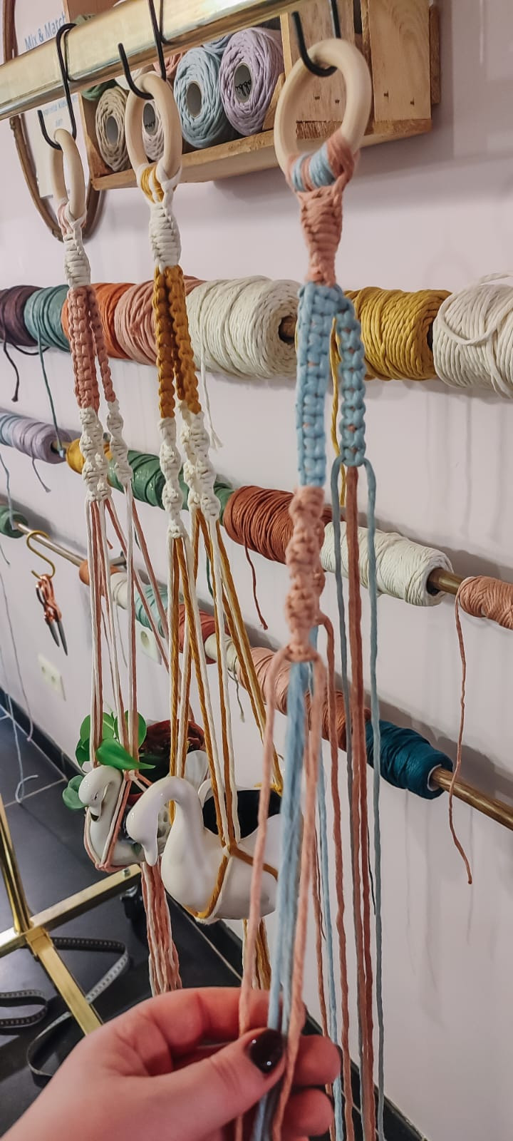 Workshop macramé plantenhanger
