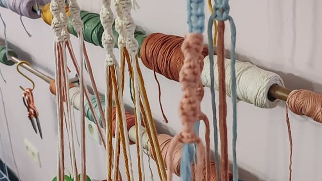 Workshop macramé plantenhanger