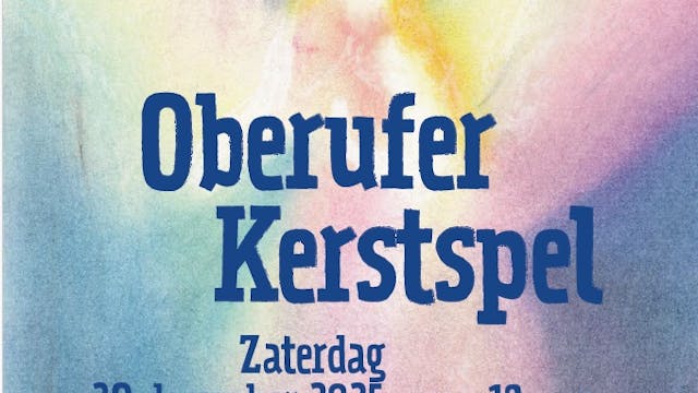 affiche Oberufer Kerstspel 2025