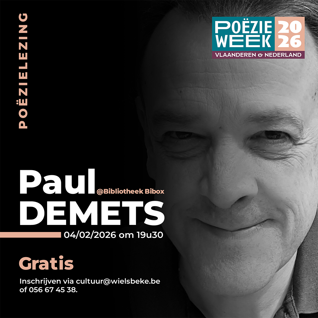 Poëzielezing Paul Demets