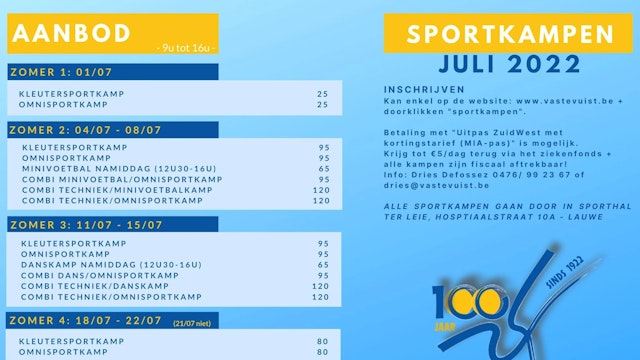 Sportkampen juli