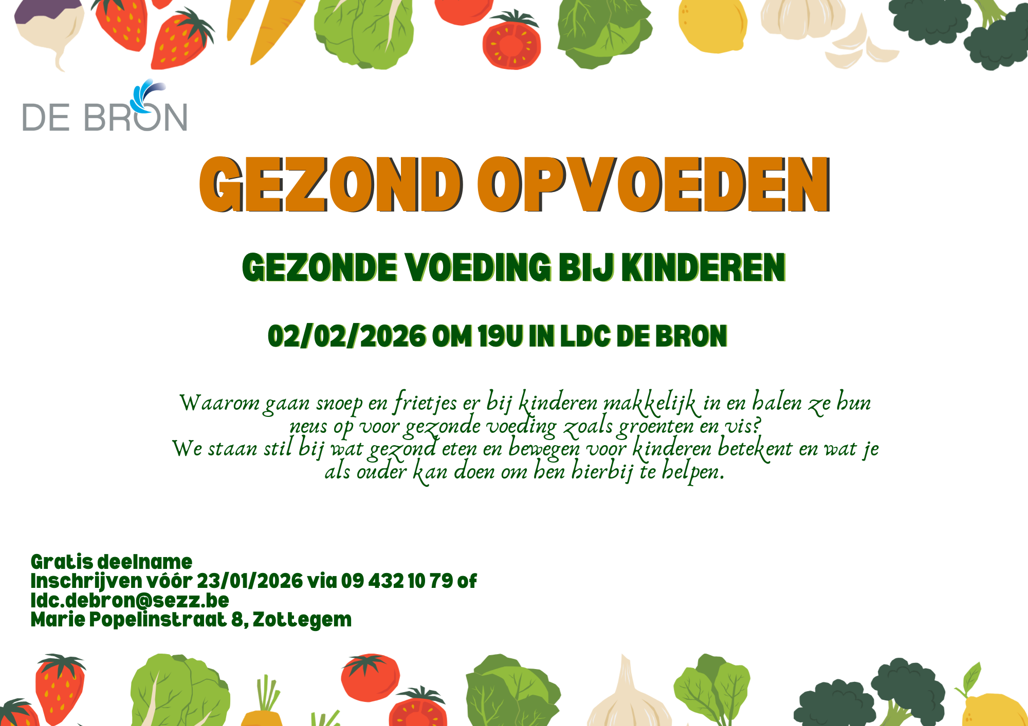 Infosessie gezond opvoeden