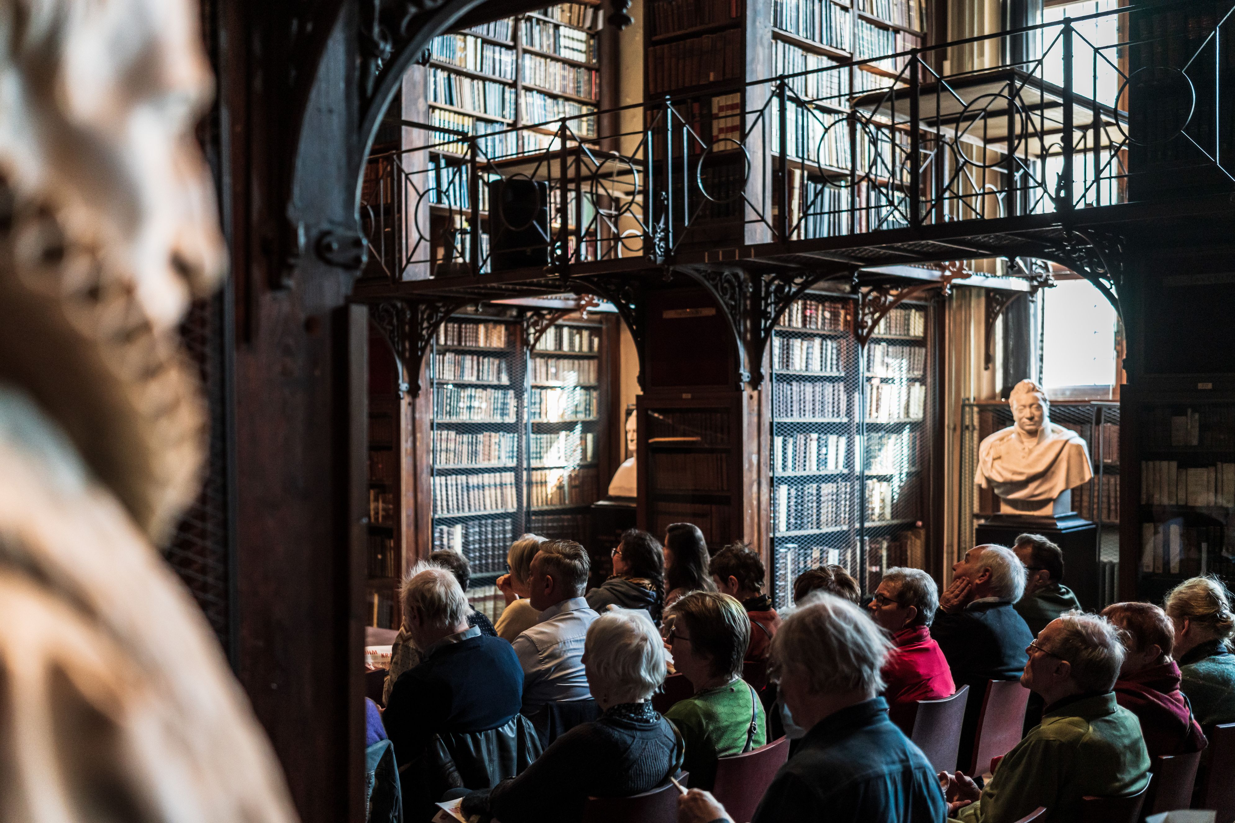 Publiek in de Nottebohmzaal