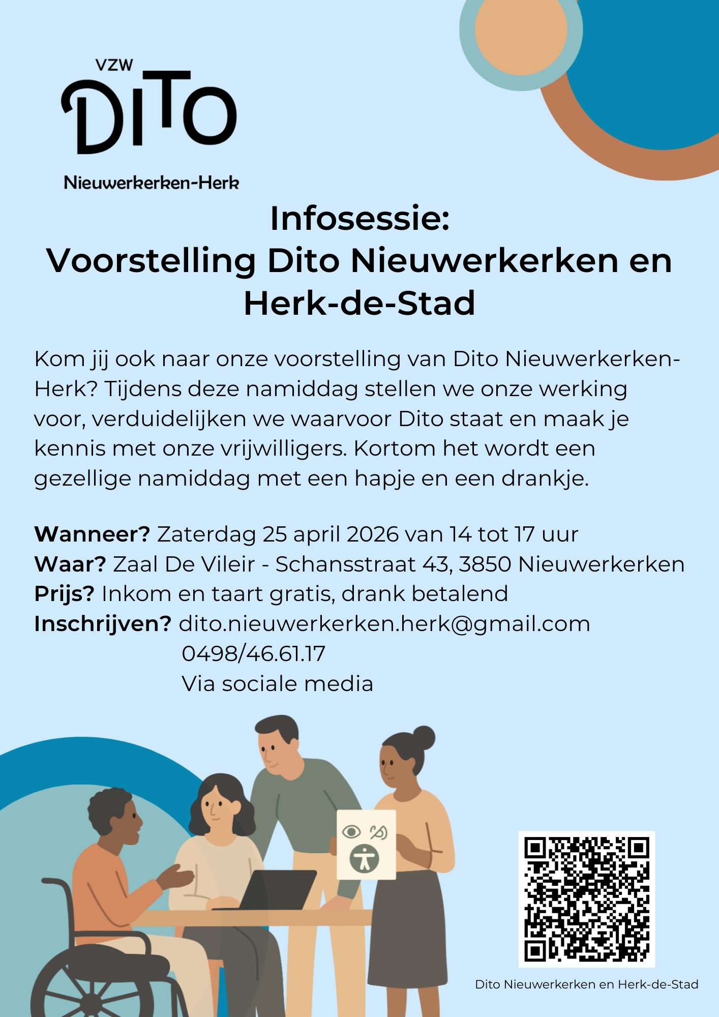 Flyer: Voorstelling werking Dito Nieuwerkerken - Herk-de-Stad