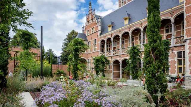 Het 16e eeuwse stadspaleis waar Museum Hof van Busleyden gevestigd is.