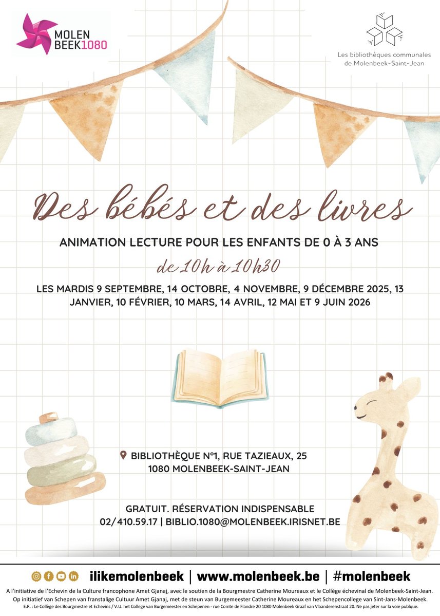 Des bébés et des livres