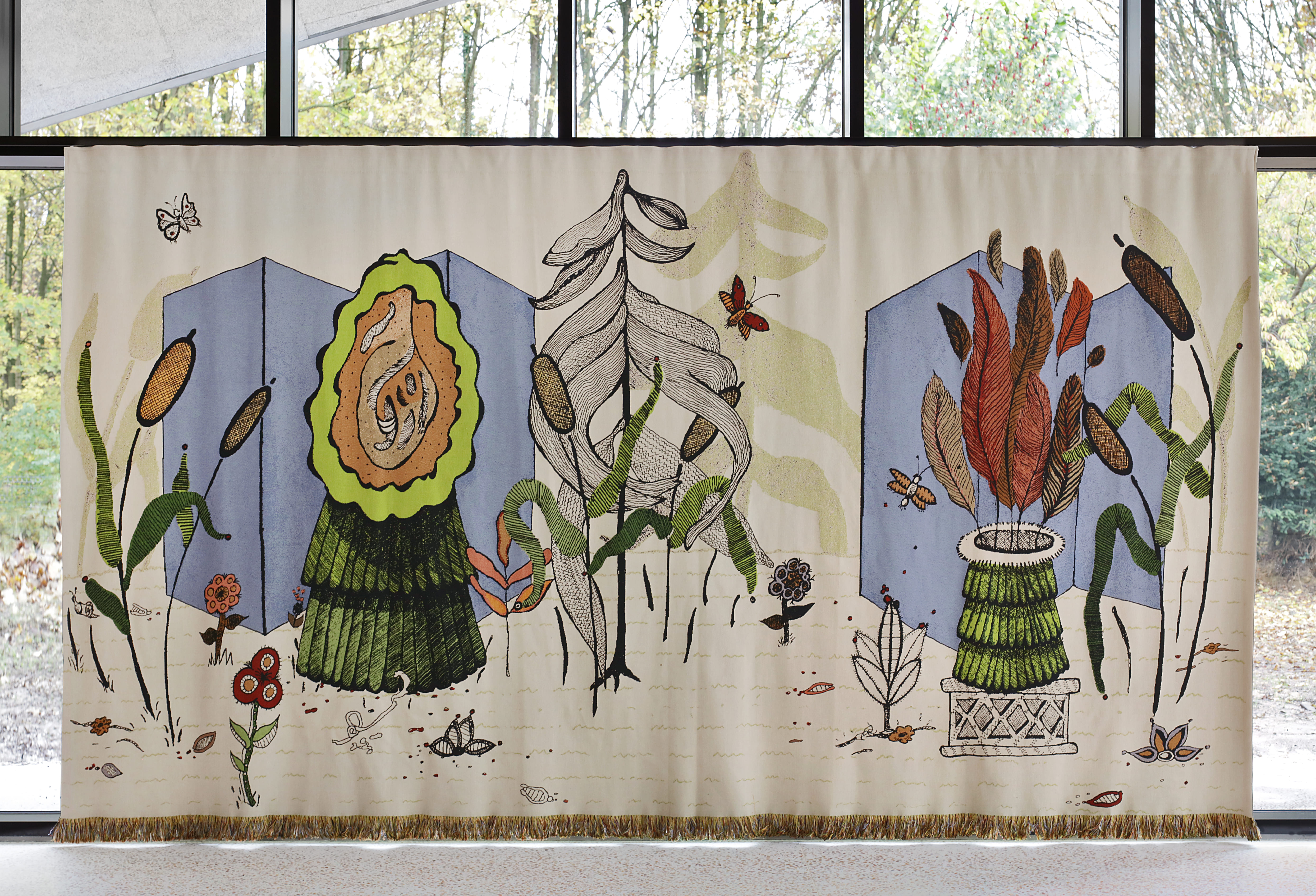 Private Architecture (tuin), Valérie Mannaerts, 2023 (Pleegzorg Vlaanderen vzw), © de kunstenaar, foto : Filip Dujardin